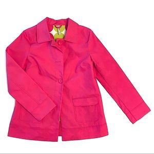 Old Navy Pink Waterproof Trench Raincoat